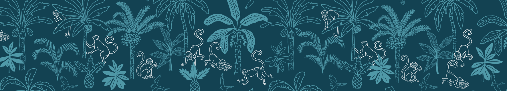 Sustainable Packaging, set de patrón ilustrado de animales y vida silvestre.