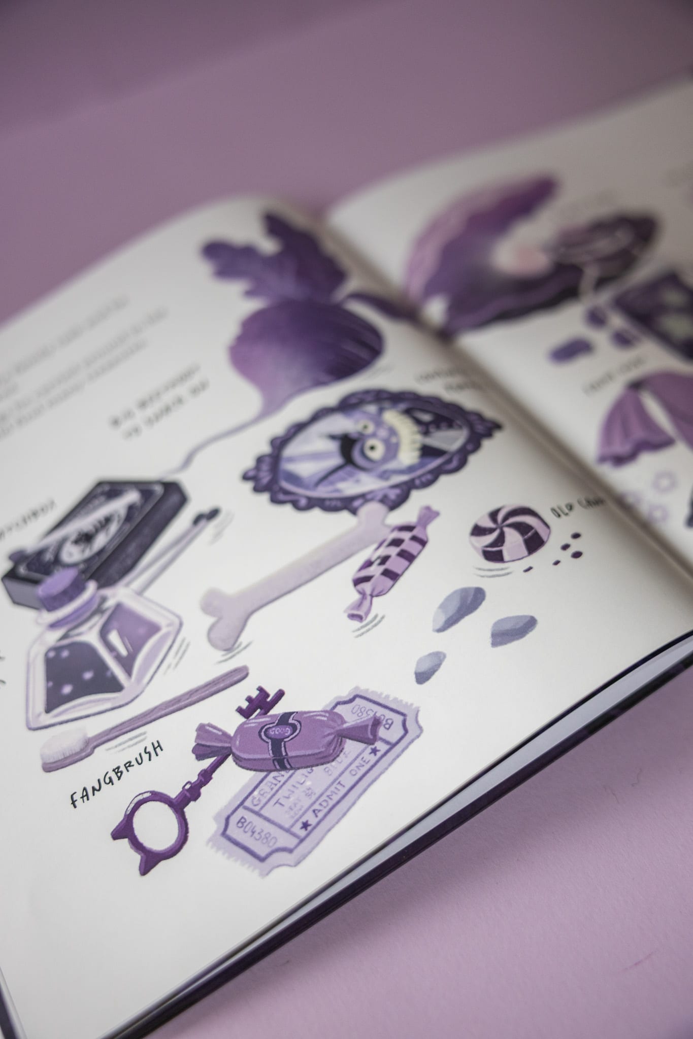 Détail du livre Mugo's Universe, illustré par Asia Orlando.