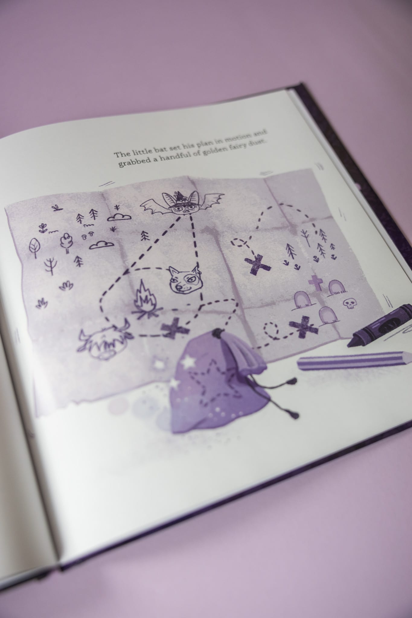 Détail d'illustration du livre Mugo's Universe par Asia Orlando.