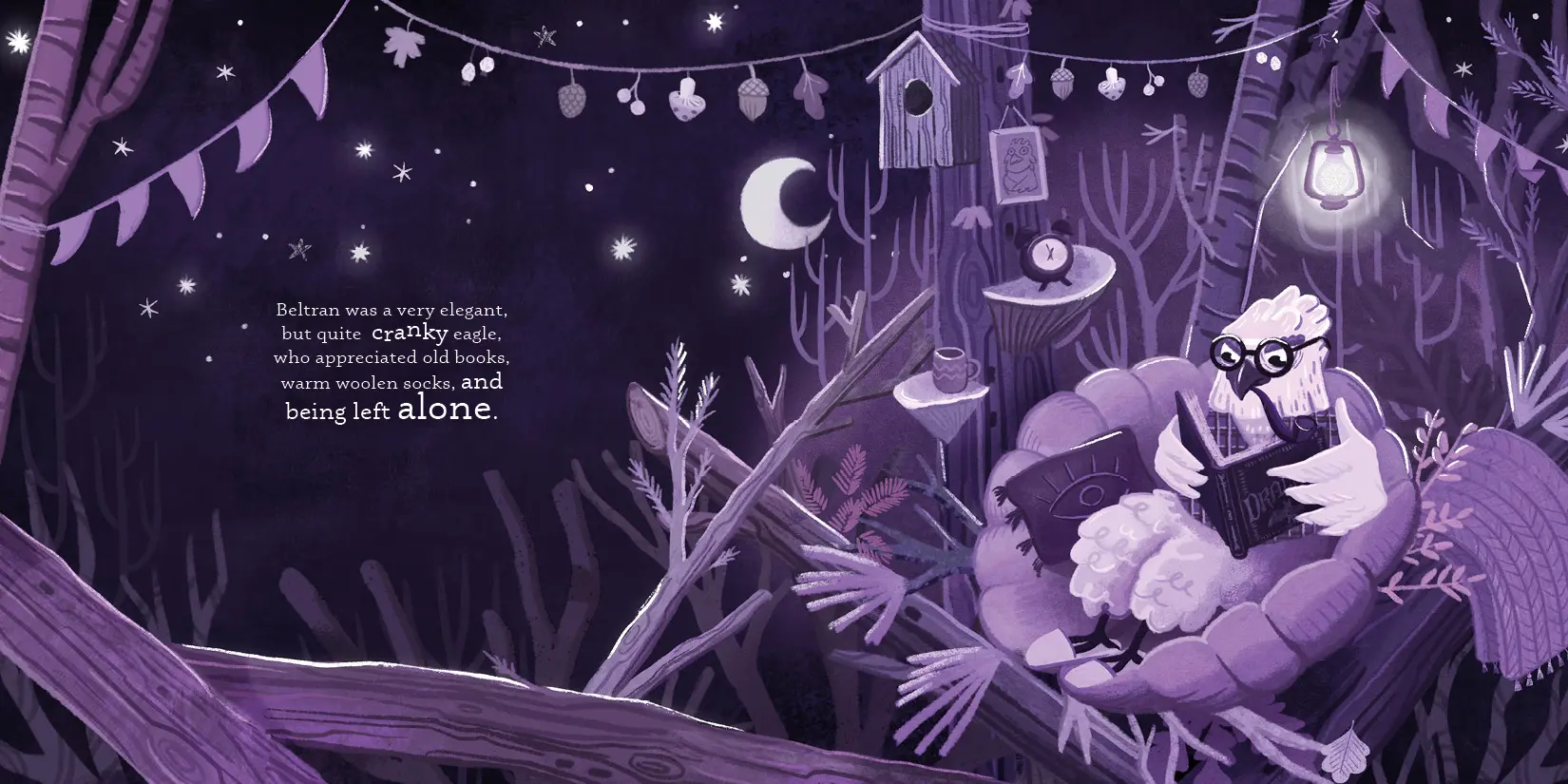Mugo's Universe: The Ritual of Light, double page illustrée du livre par Asia Orlando.