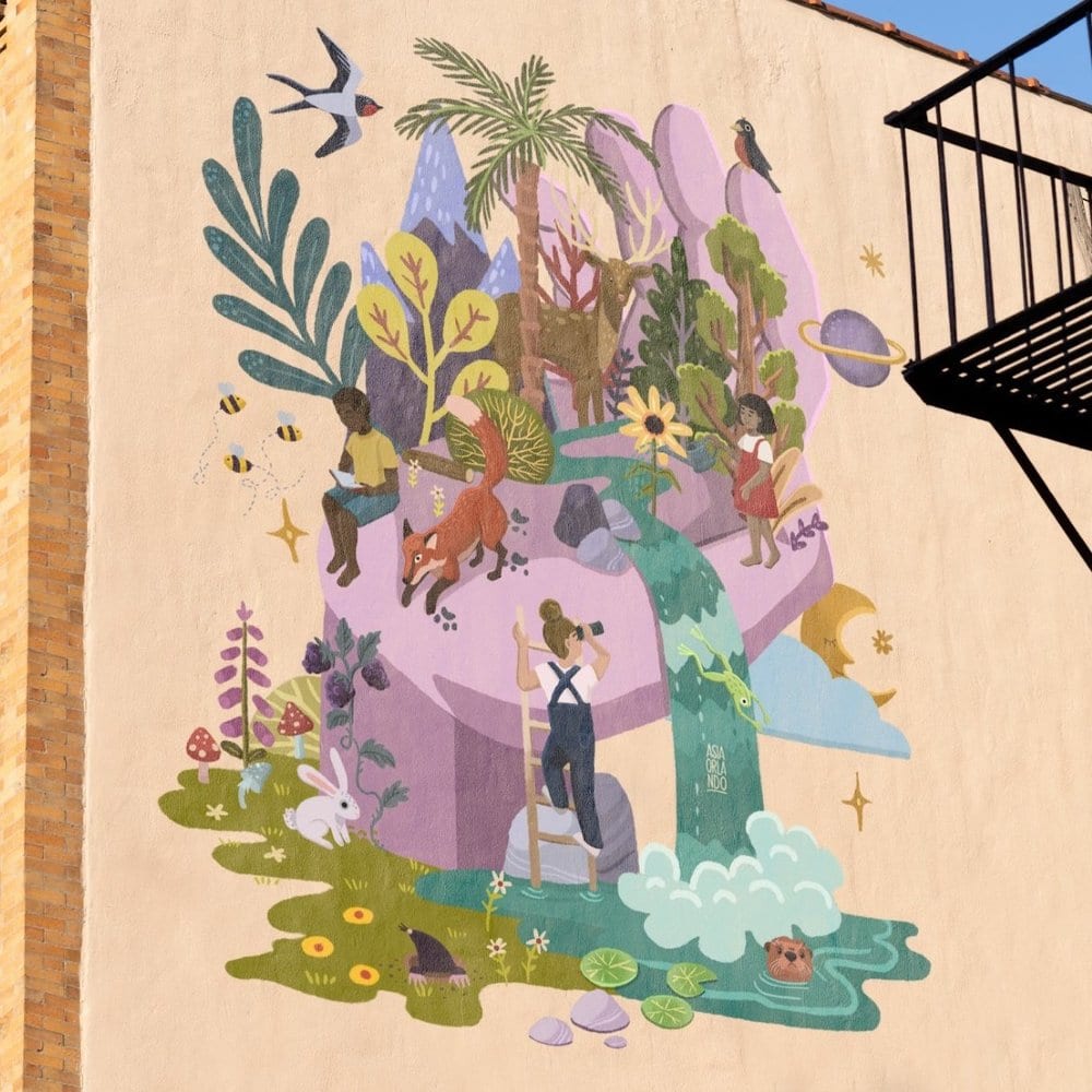 Our Planet Week Mural